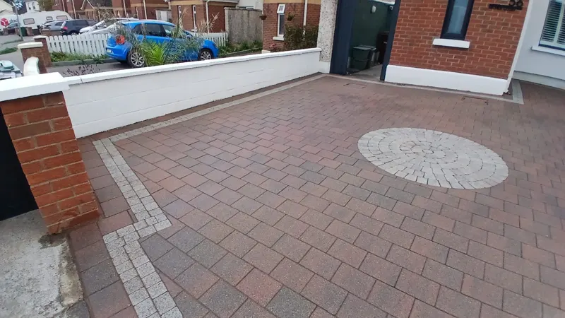 After — paving restored, re-sanded and sealed